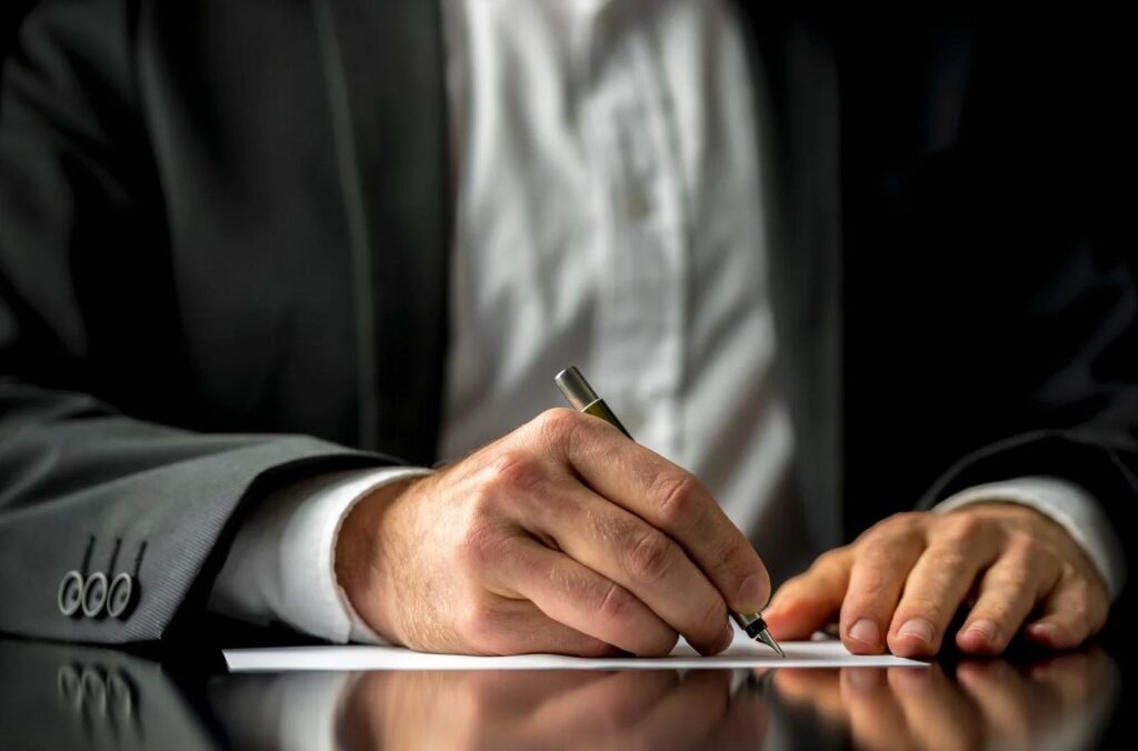 firma de un estamento
